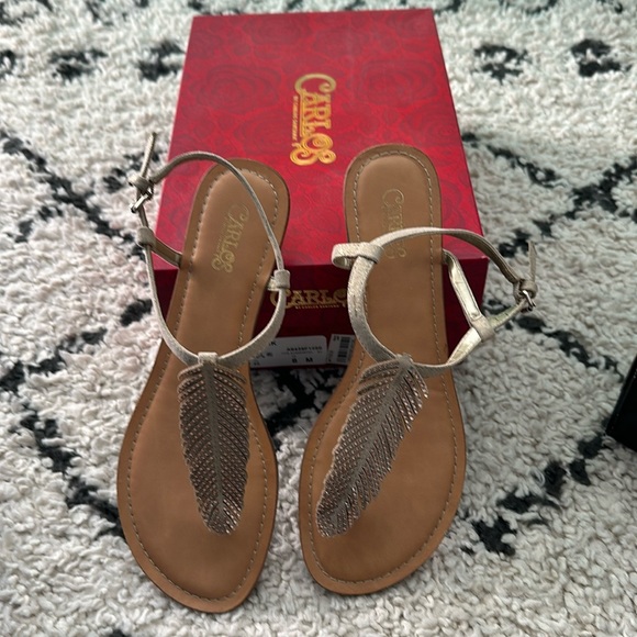 Cute Feather design sandals! - Picture 1 of 5